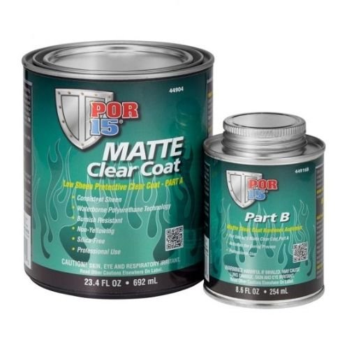 POR-15® 44904 Quart 2-Part Protective Clearcoat Matte Finish - POR-15 Clear Coat