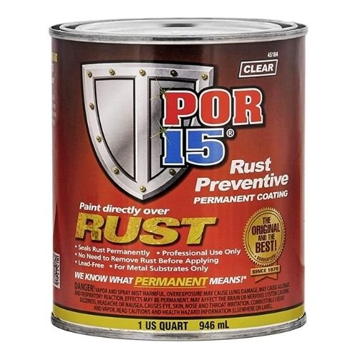 POR-15® 45104 Quart Clear Rust Preventive Coating - POR-15 Automotive Paint