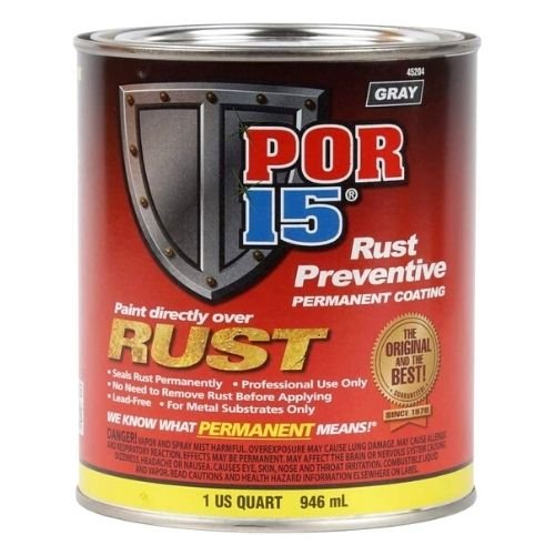 POR-15® 45204 Quart Gray Rust Preventive Coating - POR-15 Automotive Paint
