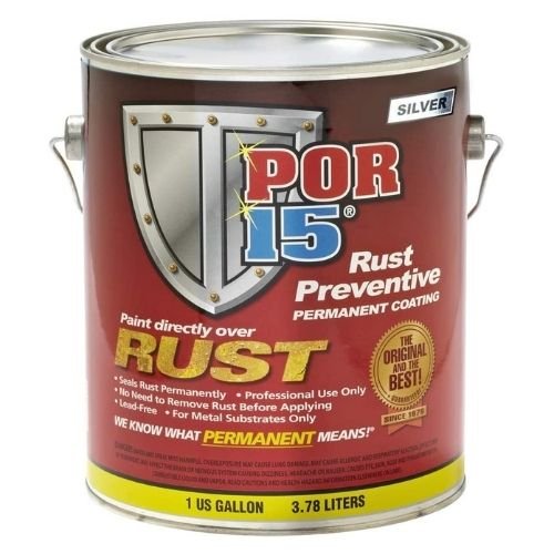 POR-15® 45301 Silver Rust Preventive Coating, 1 Gallon - POR-15 Automotive Paint