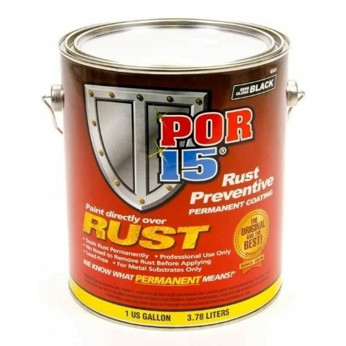 POR-15® 45401 Semi Gloss Black Rust Preventive Coating, Gallon - POR-15 Automotive Paint