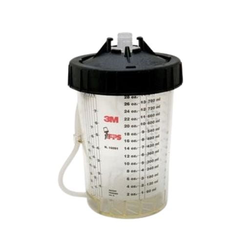 3M PPS™ 16124 Large 28 oz High Output Pressure Hard Cup - 3M Paint Gun Cups & Liners