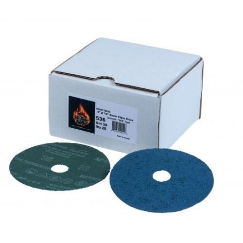 Premium 5" 36 Grit Zirconia Sanding Disc, 25 pk, High Teck - High Teck Sandpaper