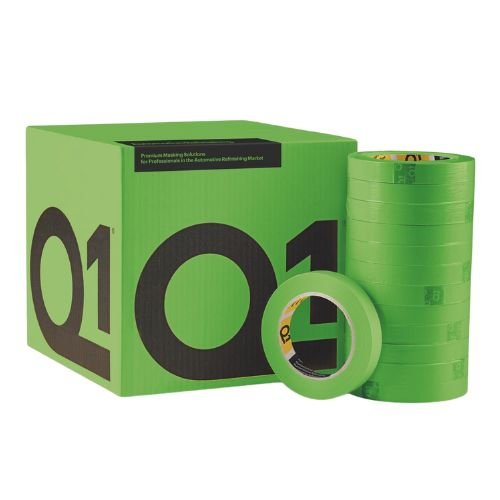 Q1 18 mm (3/4") High Performance Green Masking Tape, Case of 48 - Q1 Masking Tape & Paper