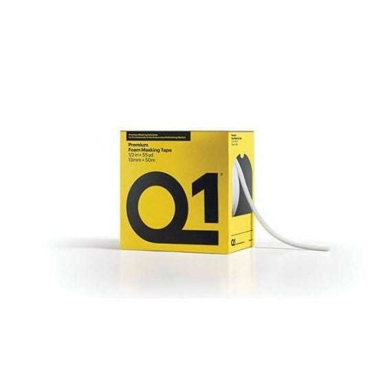 Q1® SE01 Premium Foam Masking Tape Roll, 13 mm x 50 m L - Q1 Masking Tape & Paper