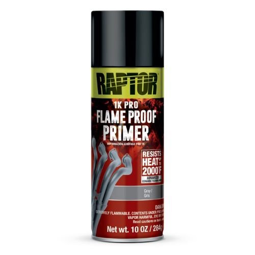 Raptor Flameproof 4940 Gray High Temp Engine/Exhaust Primer, 10 oz - POR-15 Aerosols