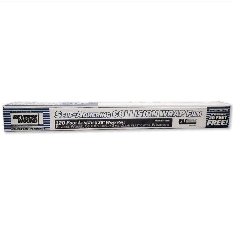 RBL 36" x 120 ft Reverse Wound Collision Wrap - RBL Masking Tape & Paper