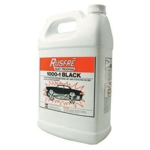 Rusfre 1000-1B All-Purpose Innerpanel Rustproofing, 1 Gal Black - Rusfre Rust Prevention