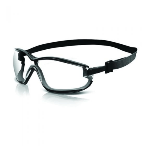 SAS 5103 Safety Goggles with Black Frame and Strap - SAS Respirators