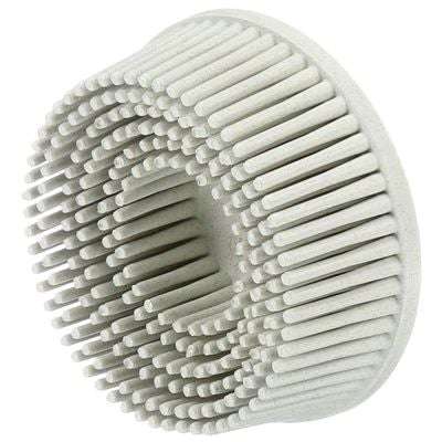 Scotch-Brite 07528 2" White Roloc Bristle Disc, Fine Grade, 10 pk - 3M Sandpaper