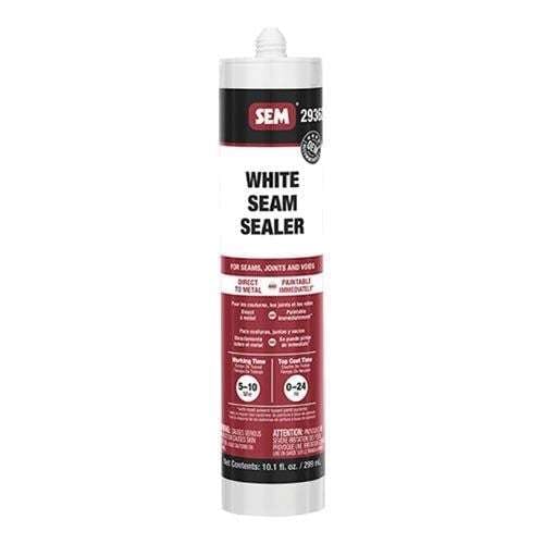 SEM 29362 1K White Seam Sealer, 10.1 oz Tube - SEM Seam Sealers
