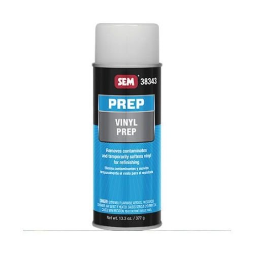 SEM® 38343 Vinyl Prep Solvent Blend | 14 oz Aerosol - SEM Interior Auto Paints