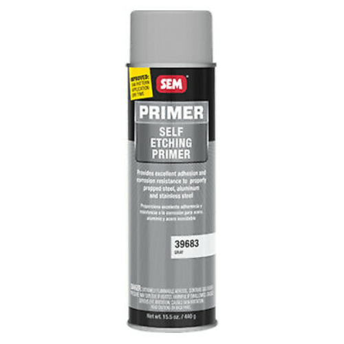 SEM 39683 Gray Self-Etching Low VOC Primer, 15.5 oz - SEM Aerosols