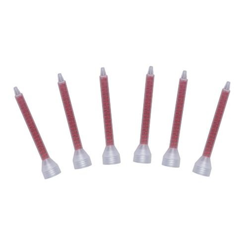 SEM 70011 Integral Nut Square Static Mixing Nozzle, 6 pk - SEM Adhesives