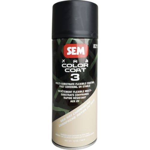SEM 82113 Color Coat 3 Sea Ray Champagne, 16 oz | Aerosol | Auto Interior Paint - SEM Interior Auto Paints