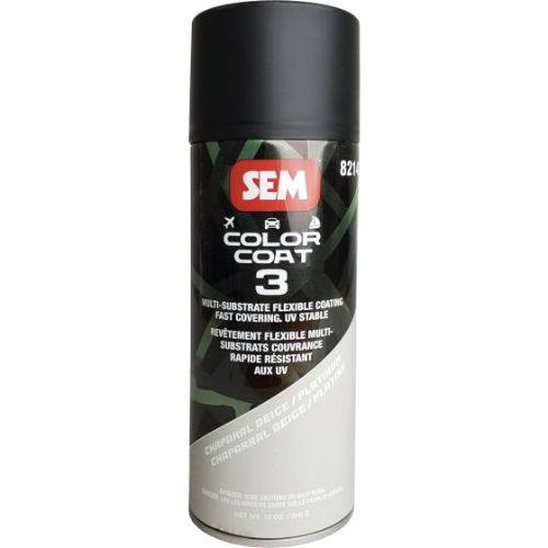 SEM 82143 Color Coat 3 Platinum, 16 oz | Aerosol | Auto Interior Paint - SEM Interior Auto Paints