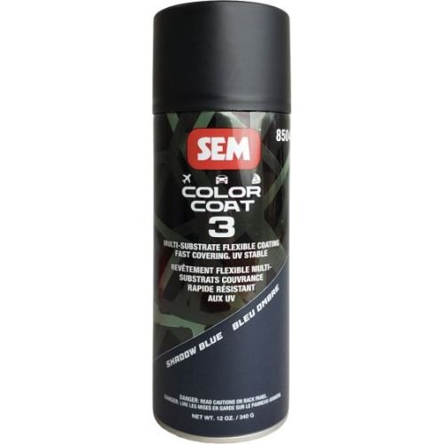 SEM 85043 Color Coat 3 Shadow Blue, 16 oz | Aerosol | Auto Interior Paint - SEM Interior Auto Paints