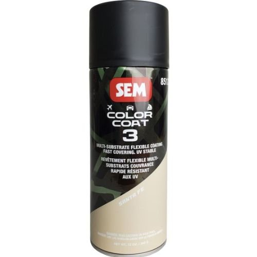 SEM 85123 Color Coat 3 Santa Fe, 16 oz | Aerosol | Auto Interior Paint - SEM Interior Auto Paints