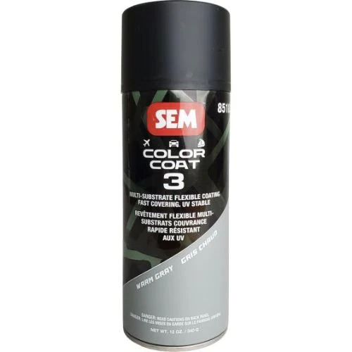 SEM 85183 Color Coat 3 Warm Gray, 16 Oz Aerosol - SEM Aerosols