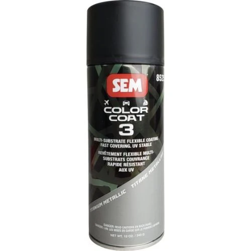 SEM 85253 Color Coat 3 Titanium Metallic, 16 Oz Aerosol - SEM Aerosols