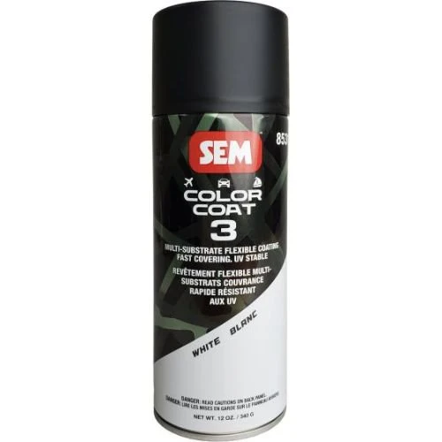 SEM 85313 Color Coat 3 White, 16 Oz Aerosol - SEM Aerosols