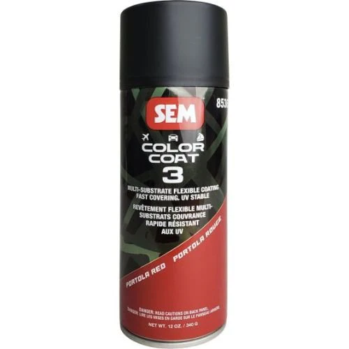 SEM 85363 Color Coat 3 Portola Red, 16 Oz Aerosol - SEM Aerosols