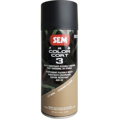 SEM 85753 Color Coat 3 Lt Oak, 16 Oz Aerosol - SEM Aerosols