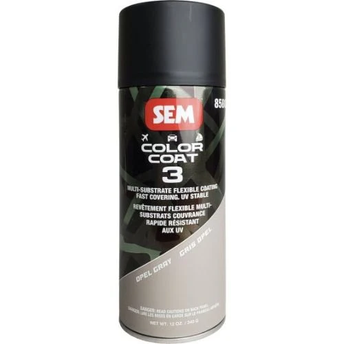 SEM 85803 Color Coat 3 Opel Gray, 16 Oz Aerosol - SEM Aerosols