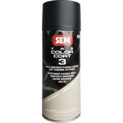 SEM 85823 Color Coat 3 Lt Parchment, 16 Oz Aerosol - SEM Aerosols