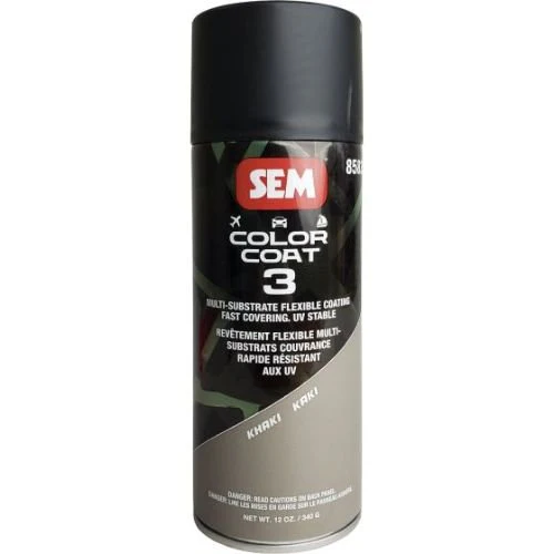 SEM 85833 Color Coat 3 Khaki, 16 Oz Aerosol - SEM Aerosols