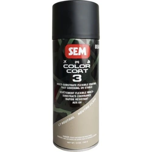 SEM 85863 Color Coat 3 Lt Neutral, 16 Oz Aerosol - SEM Aerosols