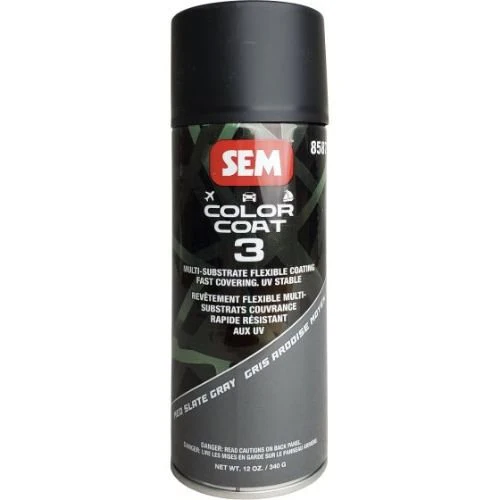 SEM 85873 Color Coat 3 Med Slate Gray, 16 Oz Aerosol - SEM Aerosols