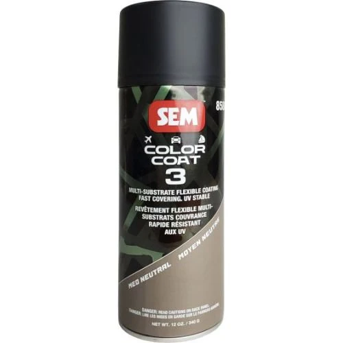 SEM 85883 Color Coat 3 Med Neutral, 16 Oz Aerosol - SEM Aerosols