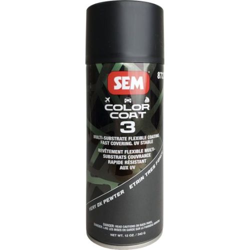SEM 87223 Color Coat 3 Very Dk Pewter, 16 oz | Aerosol | Auto Interior Paint - SEM Interior Auto Paints