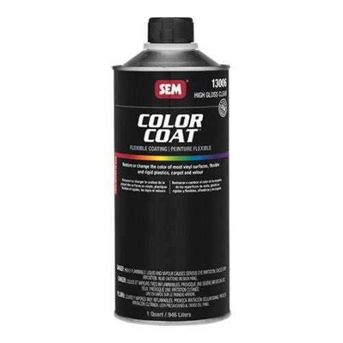 SEM 13006 Color Coat High Gloss Clear, 1 Quart | Auto Interior Paint - SEM Interior Auto Paints
