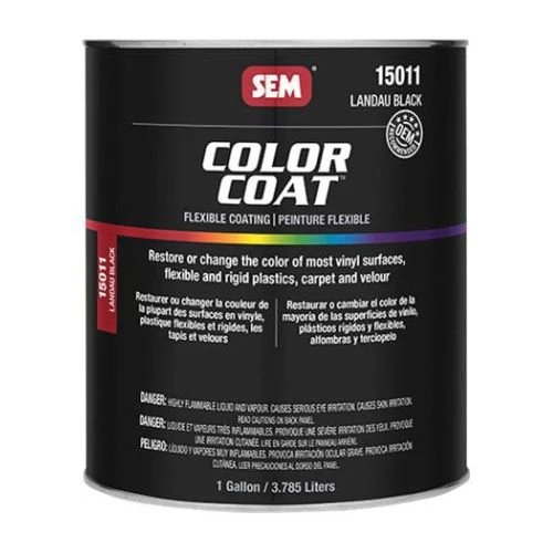 SEM Color Coat Landau Black, Auto Interior Paint - SEM Automotive Paint