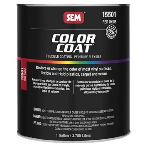 SEM Color Coat Red Oxide, Auto Interior Paint - SEM Automotive Paint