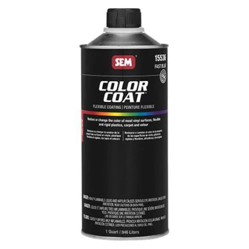 SEM Color Coat Fast Blue, 1 Quart, Auto Interior Paint - SEM Automotive Paint