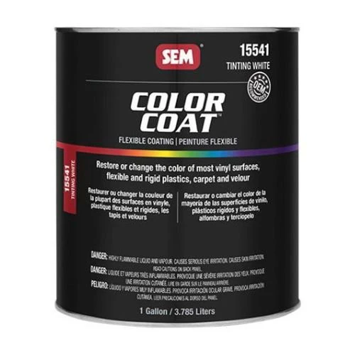 SEM Color Coat Tinting White, Auto Interior Paint - SEM Automotive Paint