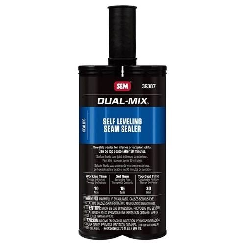 SEM® Dual-Mix™ 39387 Self Leveling Gray Seam Sealer, 7 oz - SEM Seam Sealers
