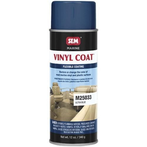 SEM M25033 Ultra Blue, 12oz | Aerosol | Marine Vinyl Coat - SEM Aerosols
