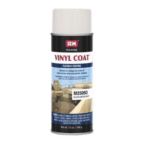 SEM M25093 Mystic White, 12oz | Aerosol | Marine Vinyl Coat - SEM Aerosols