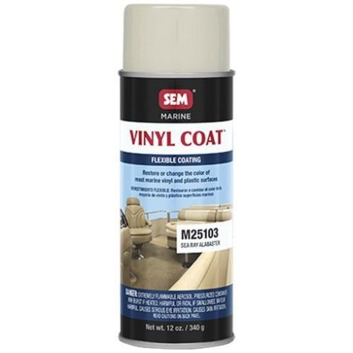 SEM M25103 Sea Ray Alabaster, 12oz | Aerosol | Marine Vinyl Coat - SEM Aerosols