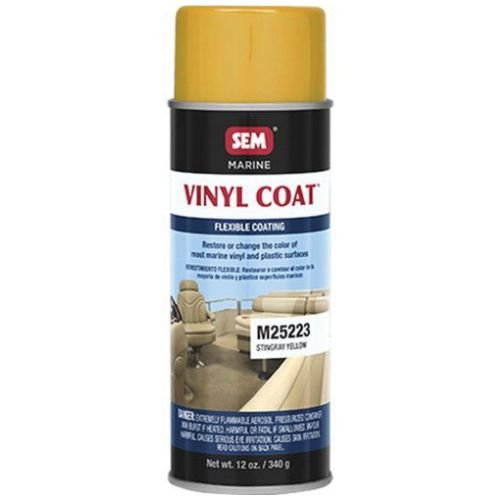 SEM M25223 Stingray Yellow, 12oz | Aerosol | Marine Vinyl Coat - SEM Aerosols