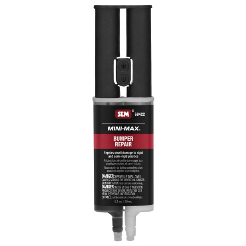 SEM Mini-Max 68422 Gray Plastic Bumper Repair Material, 1 oz - SEM Adhesives
