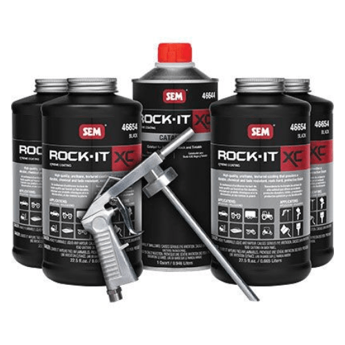SEM Rock-It XC 46650 Black Truck Bed Liner Gallon Kit - SEM Truck Bed Liners