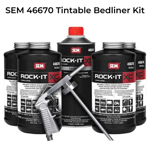 SEM Rock-It XC 46670 Tintable Truck Bed Liner Gallon Kit - SEM Truck Bed Liners