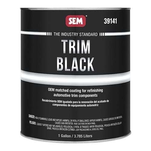 SEM® Trim Black 39141 Trim Paint, 1 gal - SEM Automotive Paint