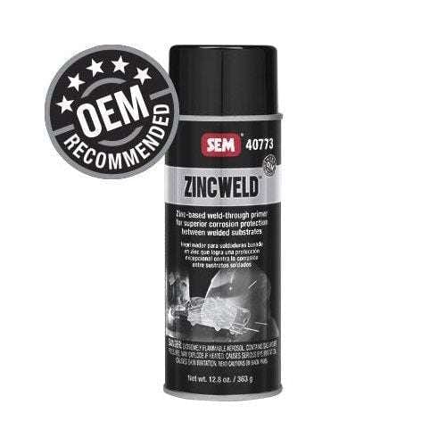 SEM® Zincweld 40773 Silver Weld-Through Primer, 13 oz Aerosol - SEM Aerosols