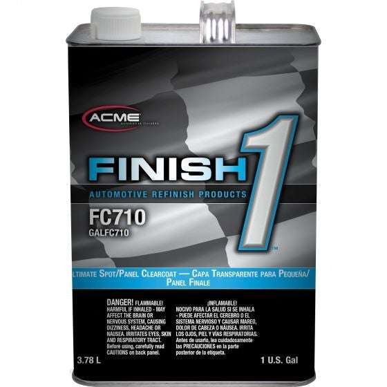 Finish 1 Acme FC710 Spot/Panel Clearcoat, 1 Gal - Finish 1 Clear Coat